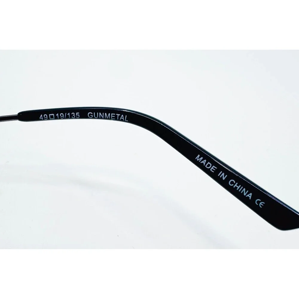 Richard Taylor Scottsdale Steve Eyeglass Frames Mens Gunmetal Oval 49-19-135